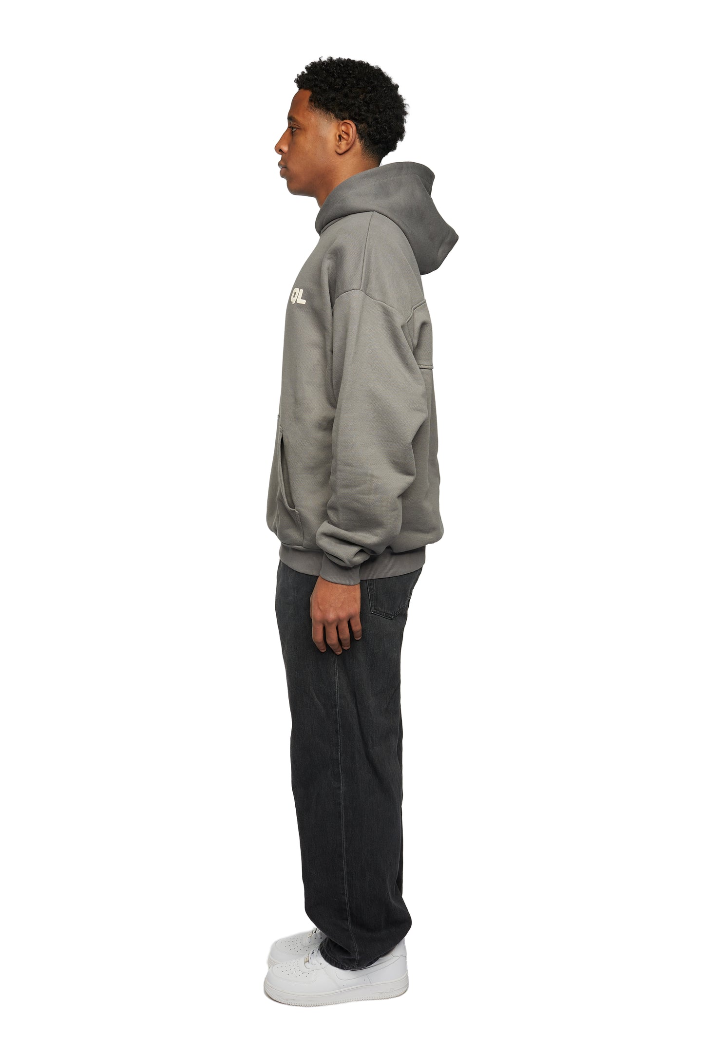 HOODIE GRAPHITE-GREY