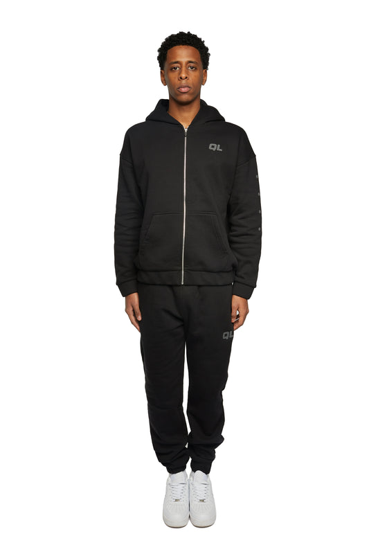 JOGGER ZIP-HOODIE NIGHTFALL BLACK